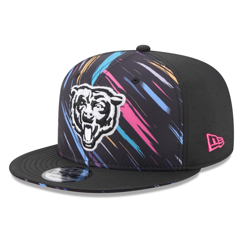 Chicago Bears Black 2026 NFL Crucial Catch New Era 9FIFTY Snapback Hat