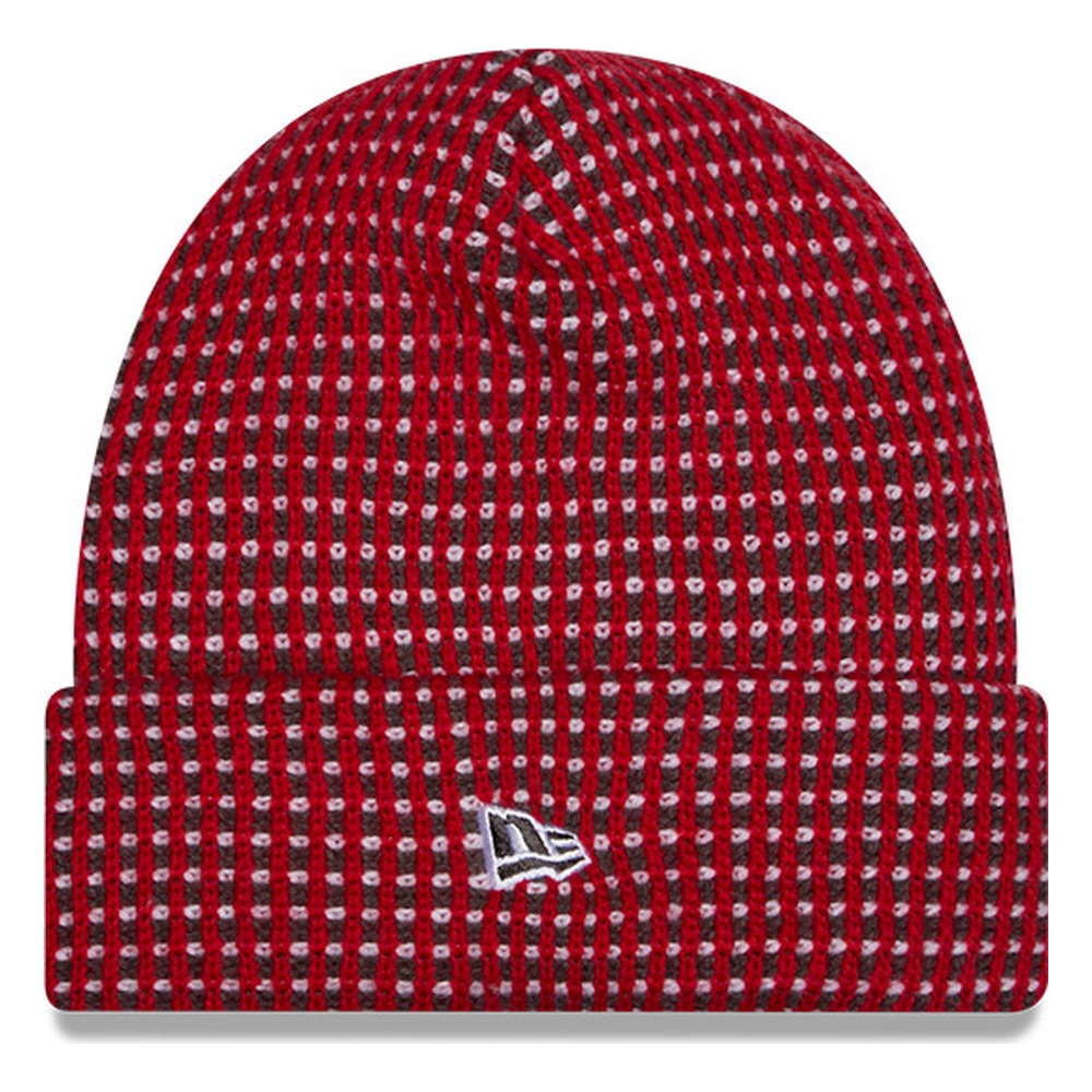 Tampa Bay Buccaneers Red 2026 NFL Sideline Cold Weather New Era Cuff Knit Hat