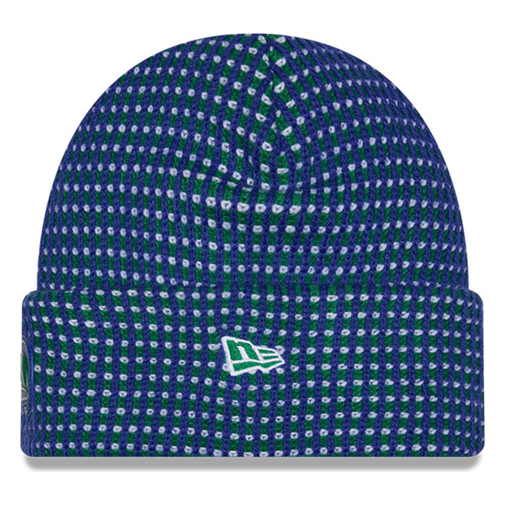 Seattle Seahawks Royal Blue 2026 NFL Sideline Cold Weather Historic New Era Cuff Knit Hat