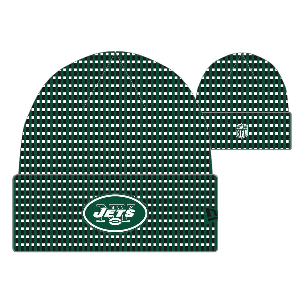 New York Jets Green 2026 NFL Sideline Cold Weather Historic New Era Cuff Knit Hat