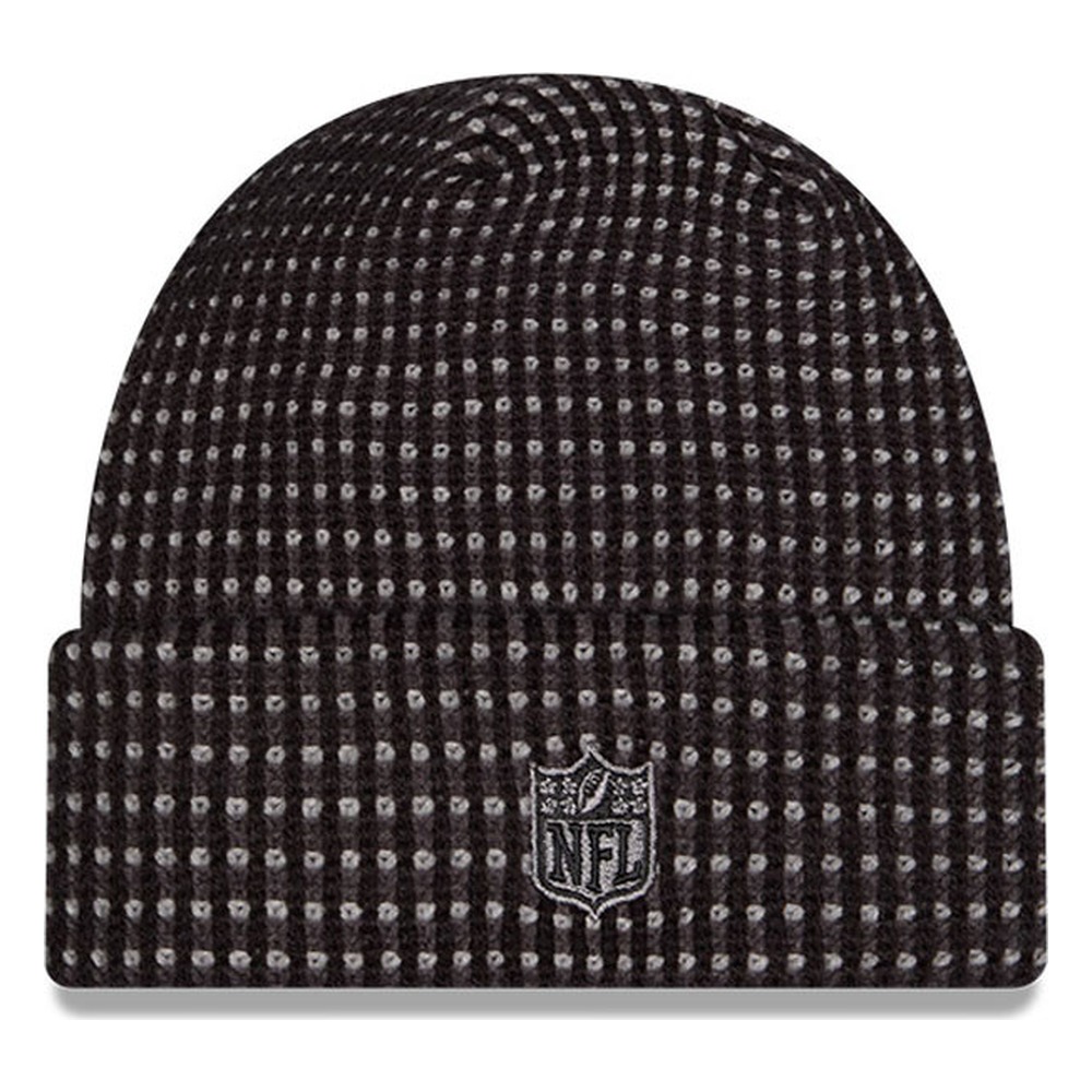Las Vegas Raiders Black 2026 NFL Sideline Cold Weather New Era Cuff Knit Hat