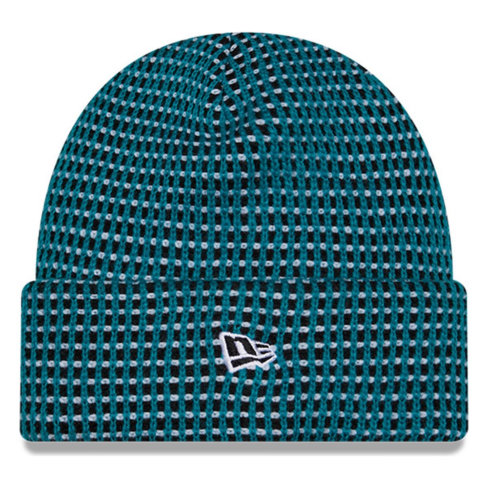 Jacksonville Jaguars Teal 2026 NFL Sideline Cold Weather New Era Cuff Knit Hat