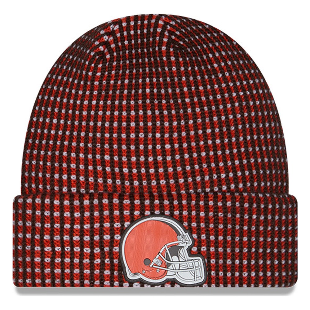 Cleveland Browns Brown 2026 NFL Sideline Cold Weather New Era Cuff Knit Hat