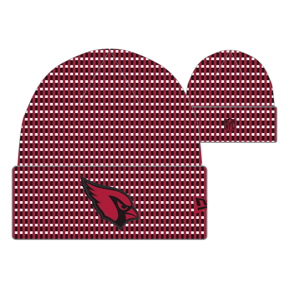 Arizona Cardinals Cardinal 2026 NFL Sideline Cold Weather New Era Cuff Knit Hat