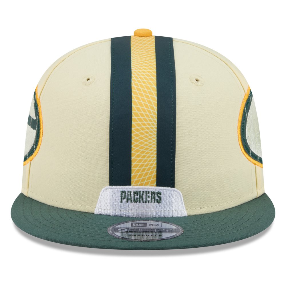 Green Bay Packers Cream 2026 Rivalries Collection Fan Pack Helmet New Era 9FIFTY Snapback Hat