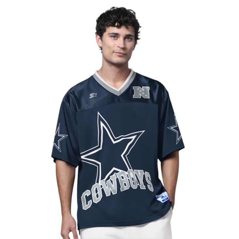 Dallas Cowboys Navy Forward Pass Fashion Starter Jersey