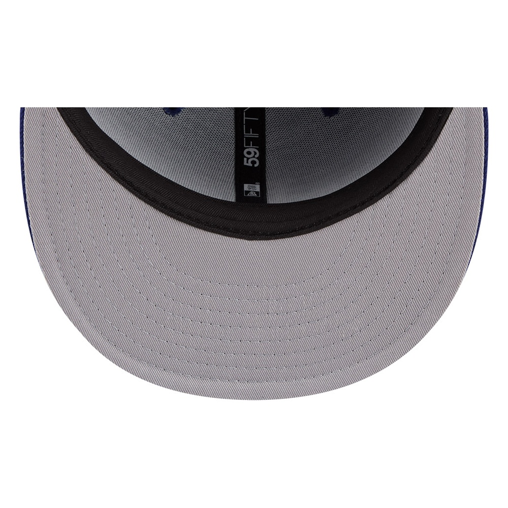 Los Angeles Dodgers Royal Blue Side Wordmark Script New Era 59FIFTY Fitted Hat