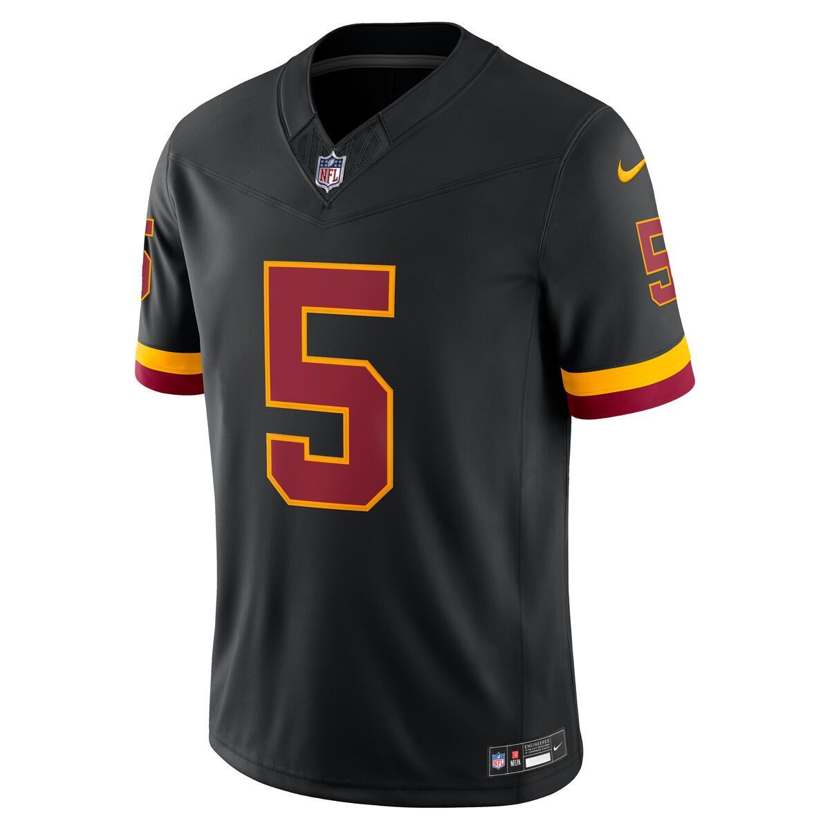 Washington Commanders Jayden Daniels Nike Vapor F.U.S.E Stitched Limited Jersey