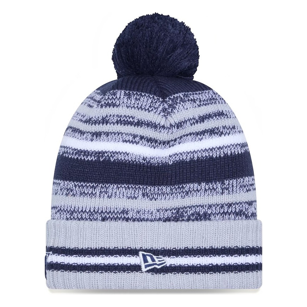 Dallas Cowboys Dark Blue Cheer Promo New Era Knit Beanie Hat