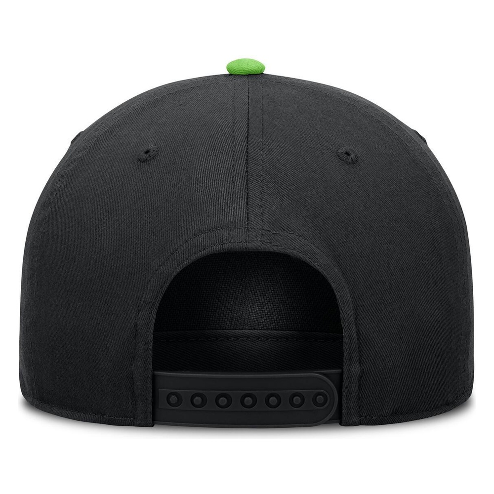 Los Angeles Dodgers Black Halloween Glow in the Dark Rise Nike Dri-FIT A-Frame Adjustable Hat