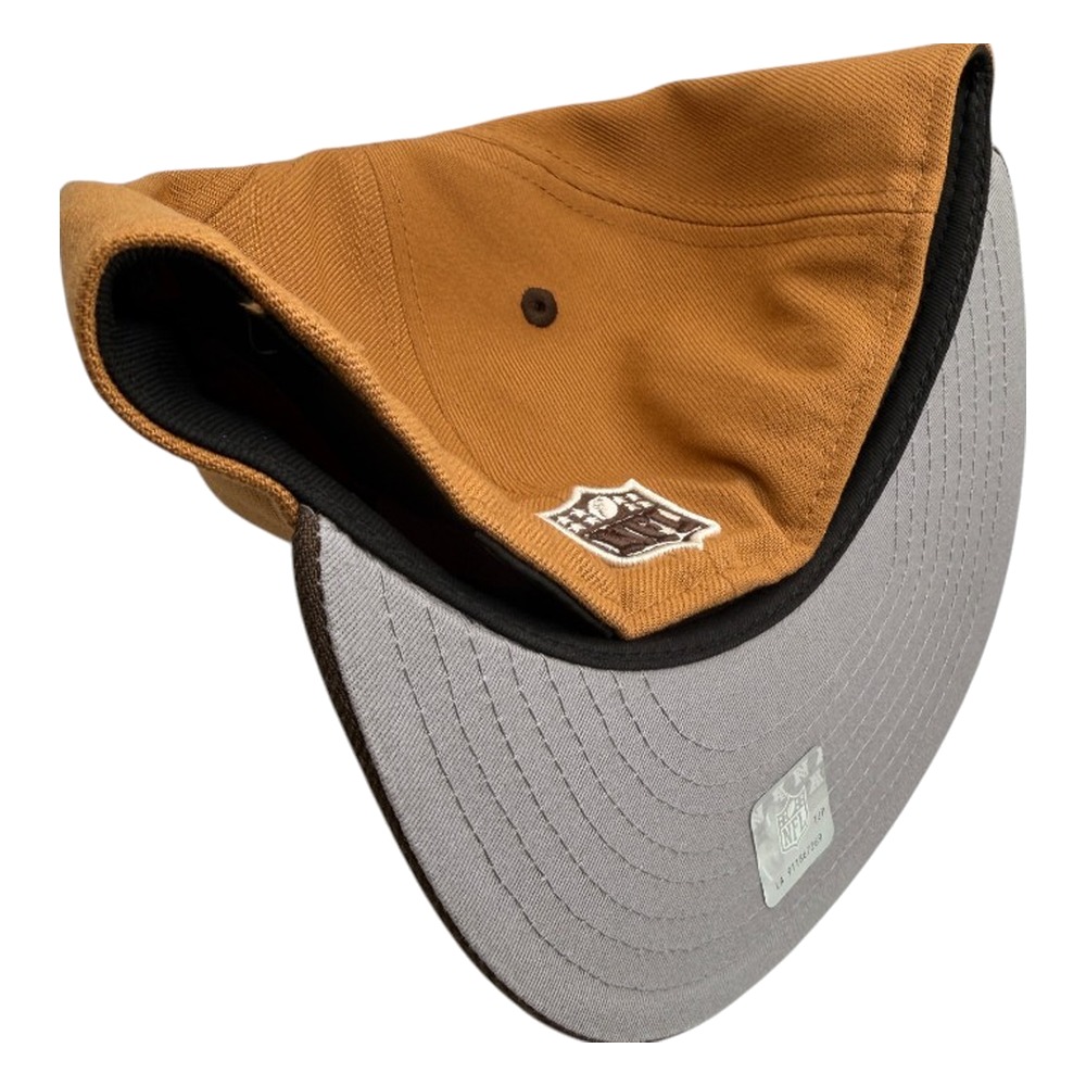Pittsburgh Steelers Roasted Peanut and Chocolate Two-Tone New Era 59FIFTY Fitted Hat