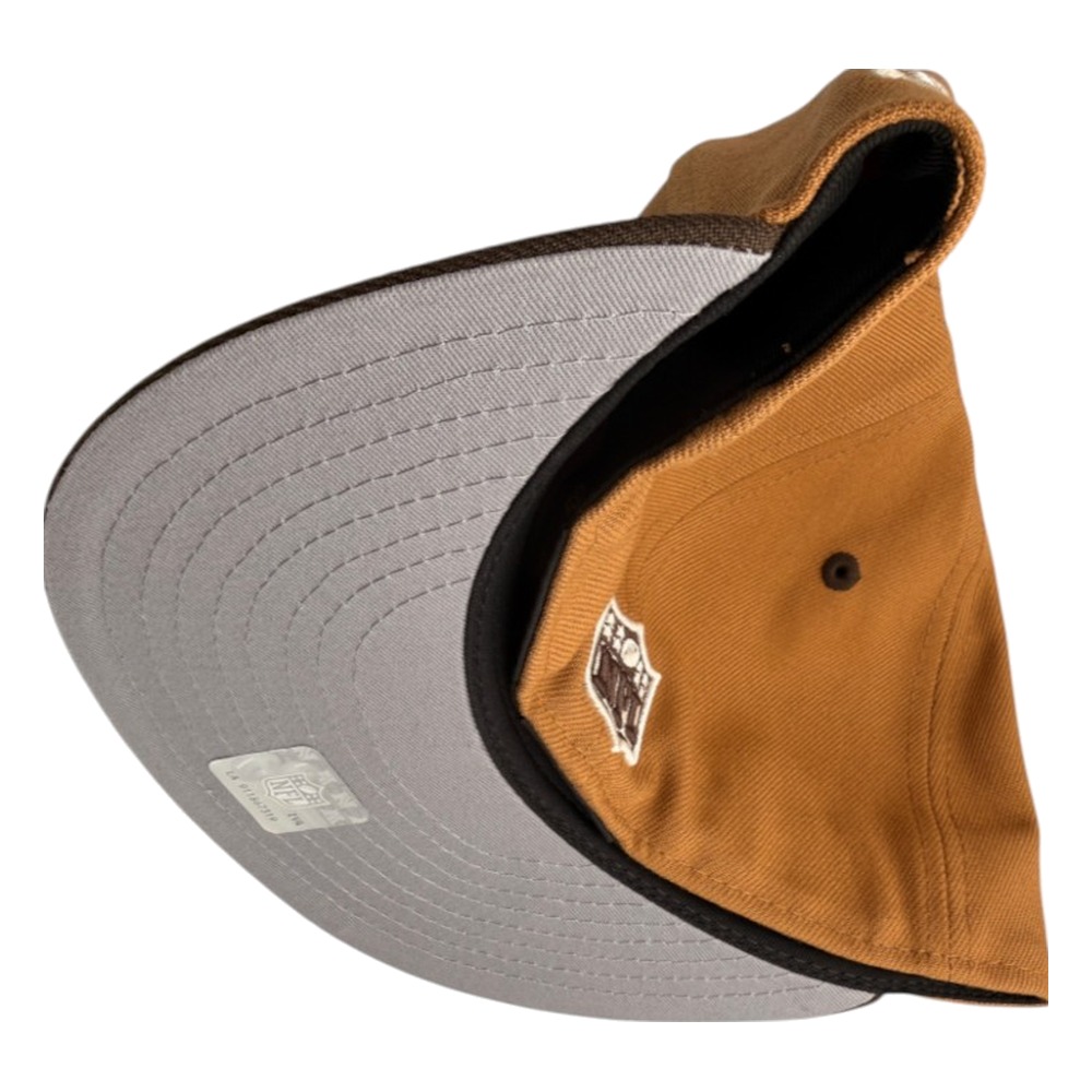 Denver Broncos Roasted Peanut and Chocolate Two-Tone New Era 59FIFTY Fitted Hat