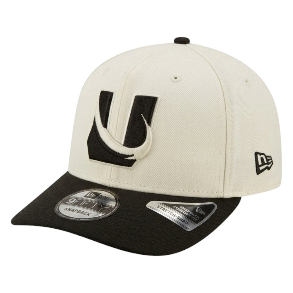 Utah Mammoth Chrome and Black "U" Logo Inaugural Patch New Era 9FIFTY A-Frame Snapback Hat