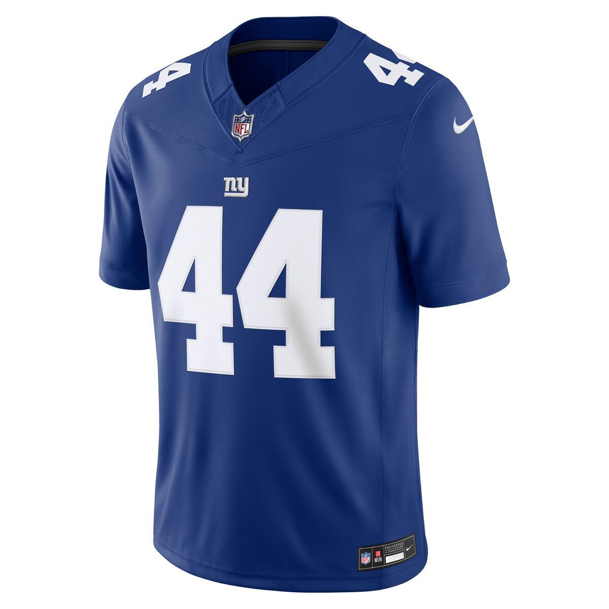 New York Giants Cam Skattebo Royal Blue Nike Vapor F.U.S.E Stitched Limited Jersey