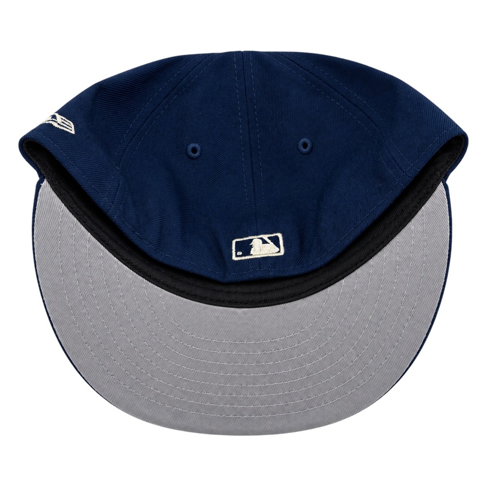 Los Angeles Dodgers Dark Blue Sugar Skull Grey UV New Era 59FIFTY Fitted Hat