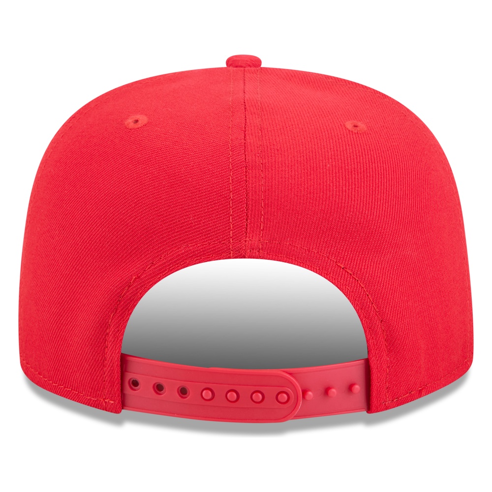 Chicago Bulls Red Bolt New Era 9FIFTY A-Frame Snapback Hat