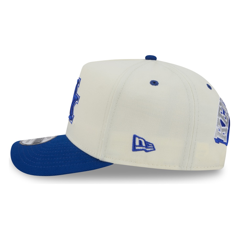 Kentucky Wildcats Chrome and Royal Blue Rear Hit New Era 9FIFTY A-Frame Snapback Hat