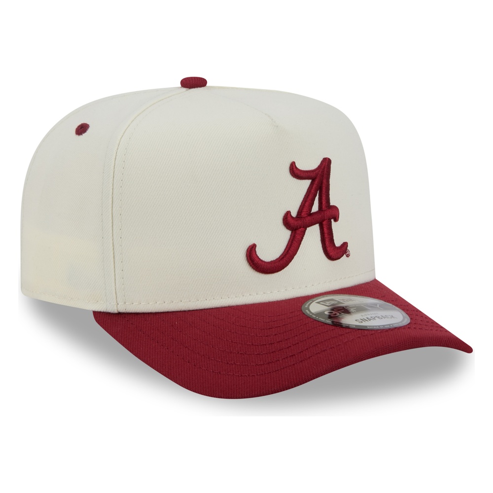 Alabama Crimson Tide Chrome and Crimson Rear Hit New Era 9FIFTY A-Frame Snapback Hat