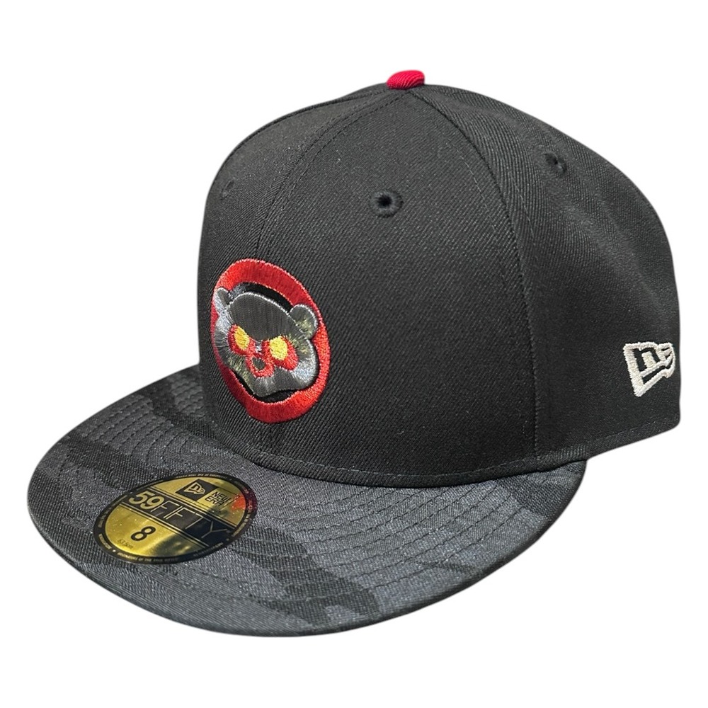 Chicago Cubs Black and Camo 1990 ASG Patch Gray UV New Era 59FIFTY Fitted Hat