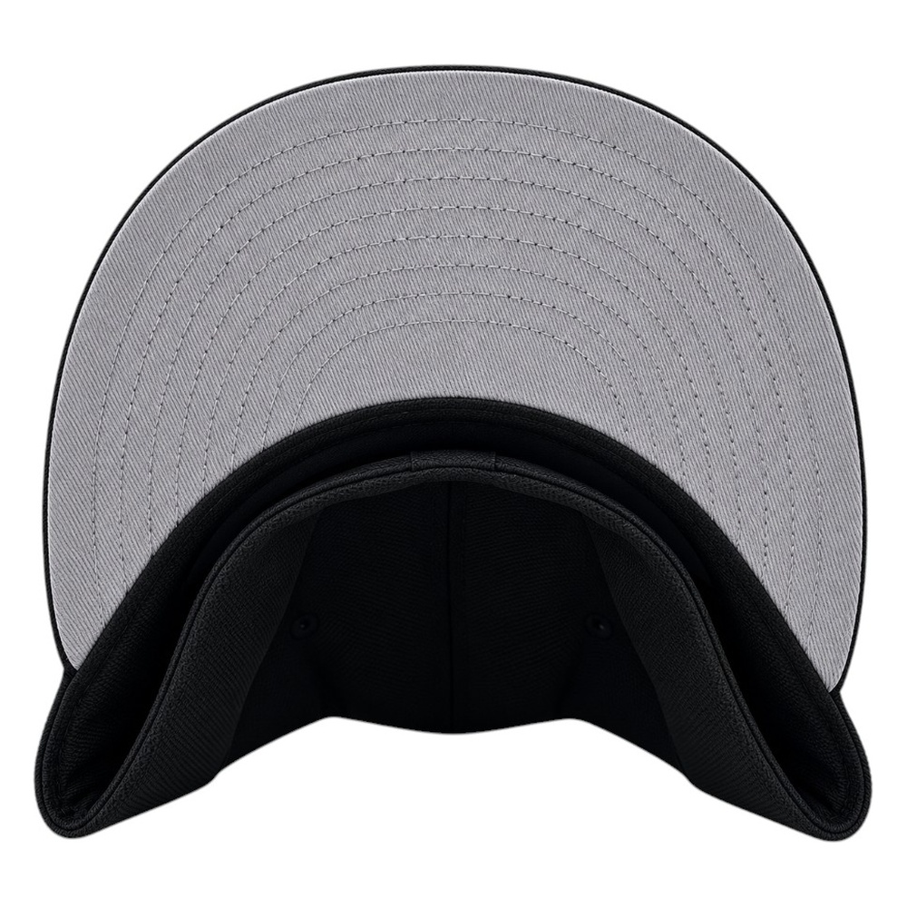 Los Angeles Rams Black Wordmark Logo Helmet Patch New Era 59FIFTY Fitted Hat