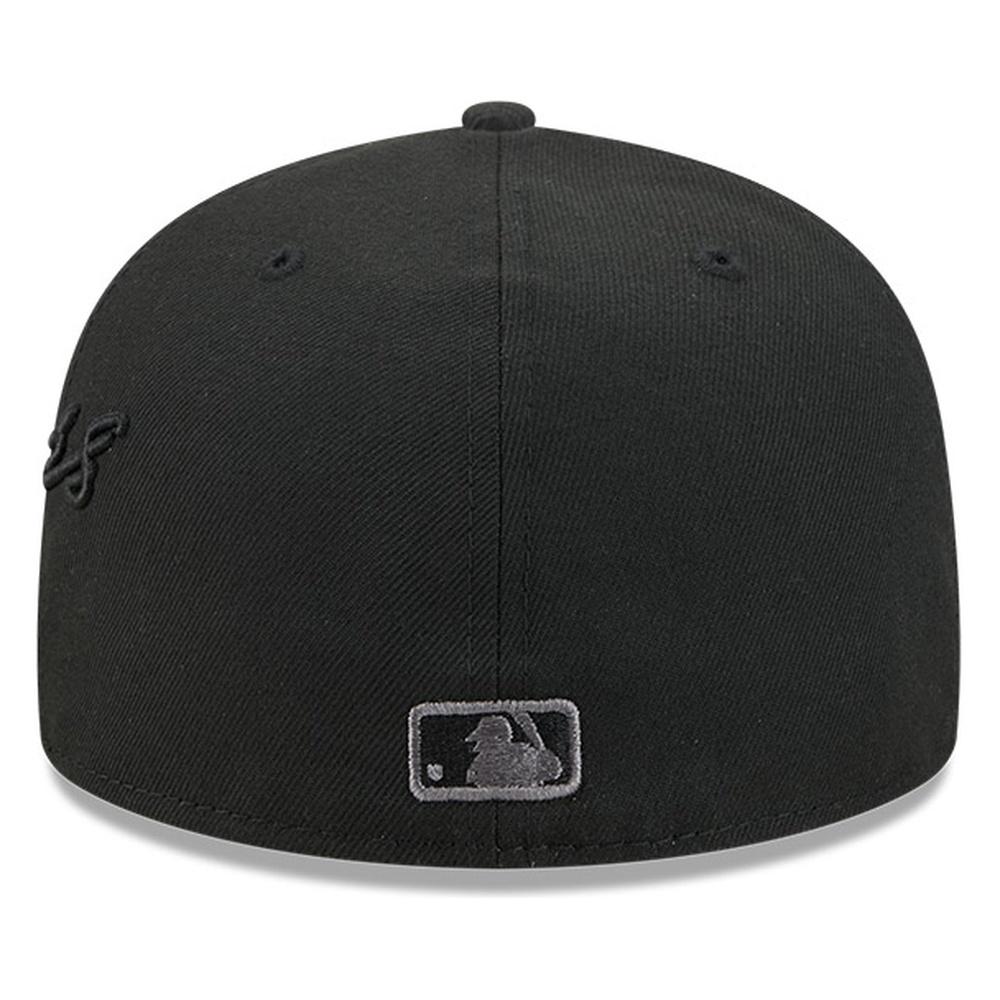Los Angeles Dodgers Black Side Script New Era 59FIFTY Fitted Hat