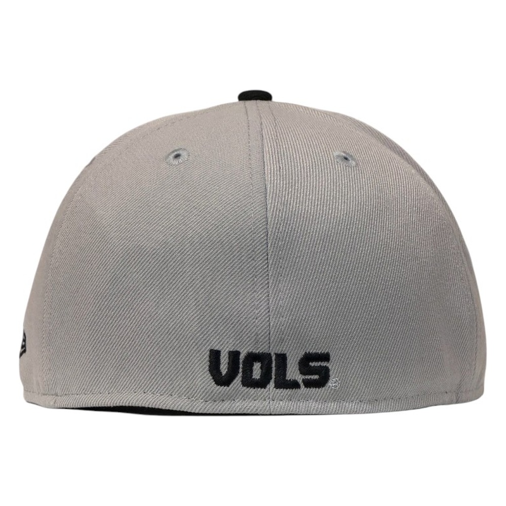 Tennessee Volunteers Gray and Black Power T Vols Collection UV New Era 59FIFTY Fitted Hat