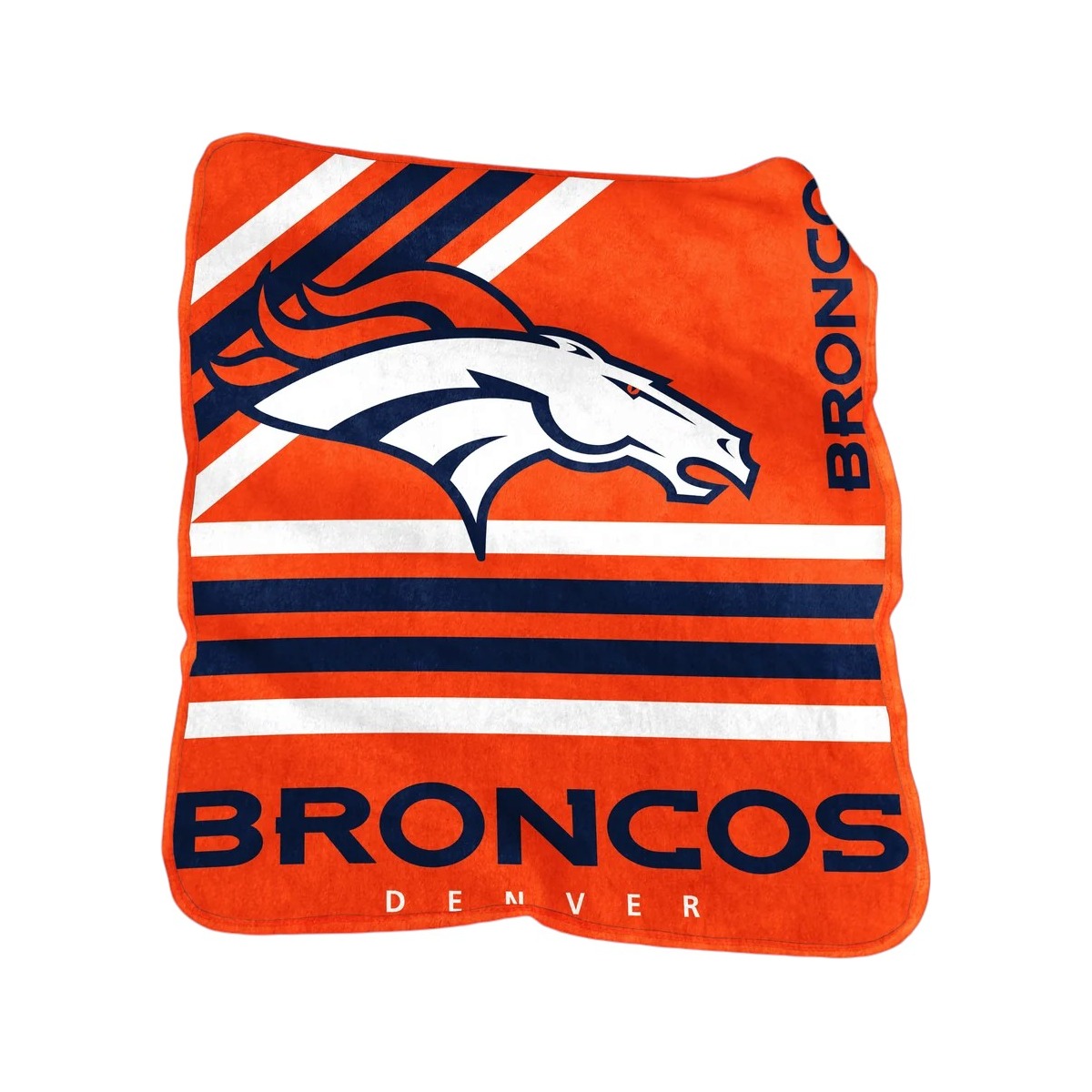 Denver Broncos Raschel 50" x 60" Throw Blanket