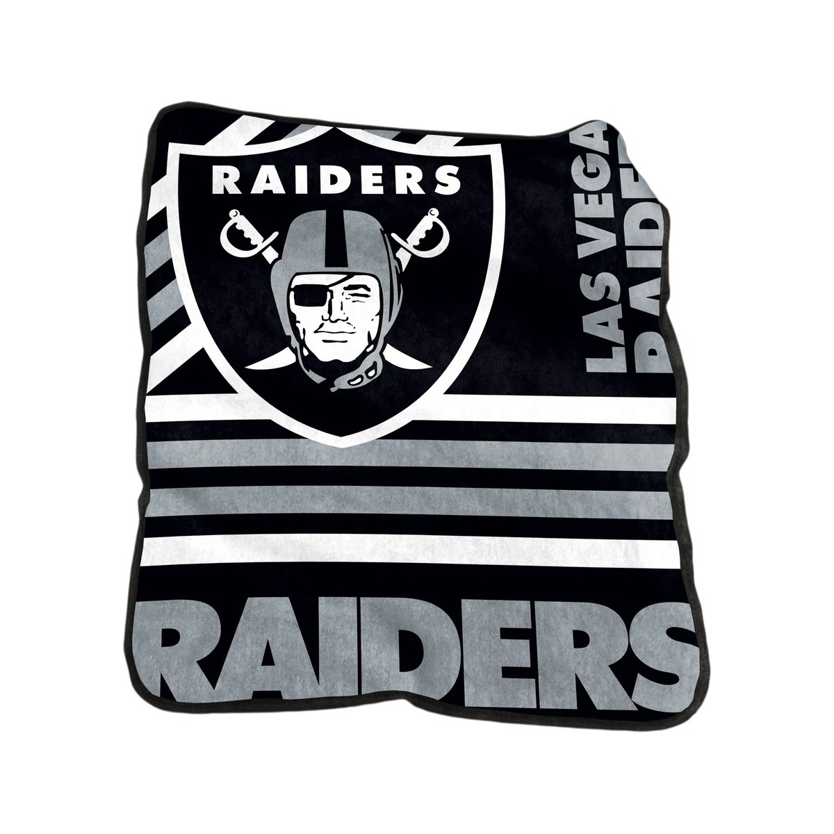 Las Vegas Raiders Raschel 50" x 60" Throw Blanket