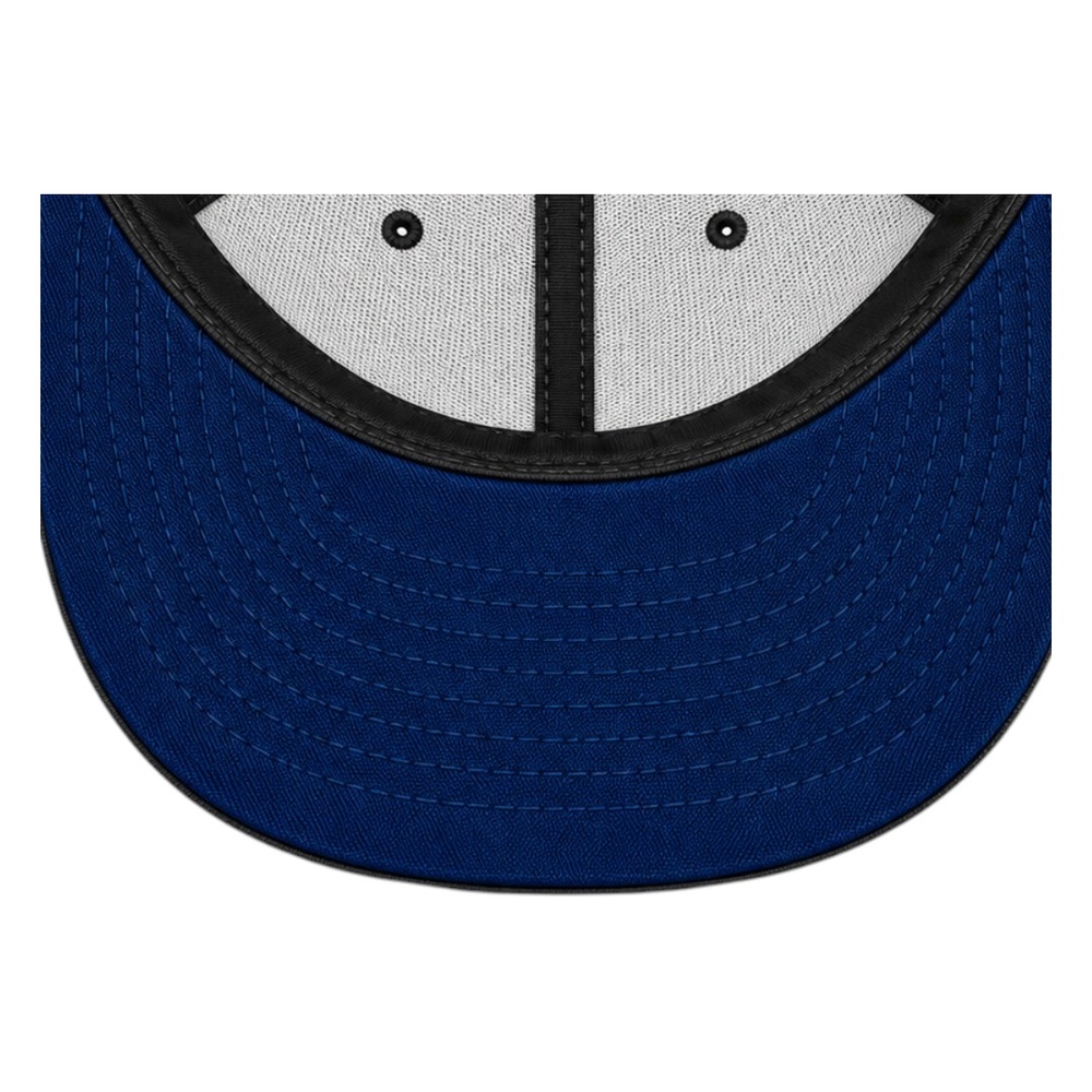 Los Angeles Dodgers Black Side Script Royal Blue UV New Era 59FIFTY Fitted Hat