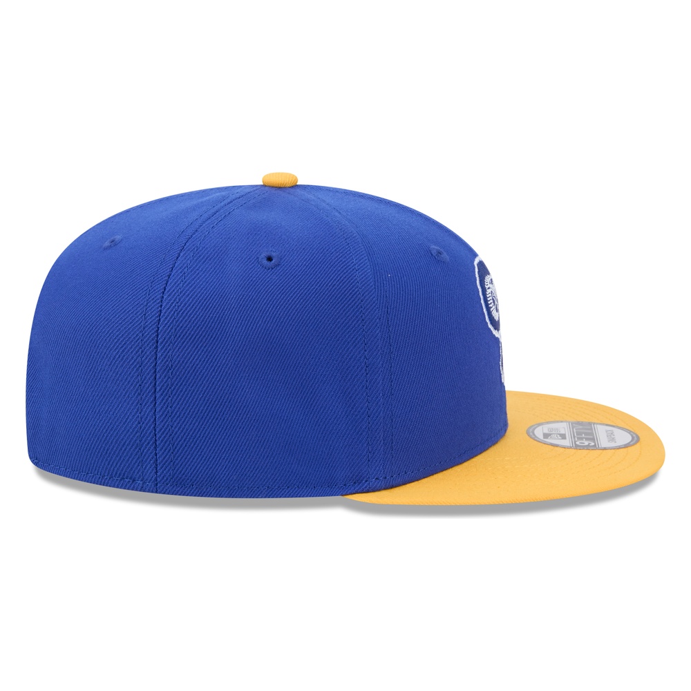 Los Angeles Rams Royal and Yellow Throwback Logo New Era 9FIFTY Snapback Hat