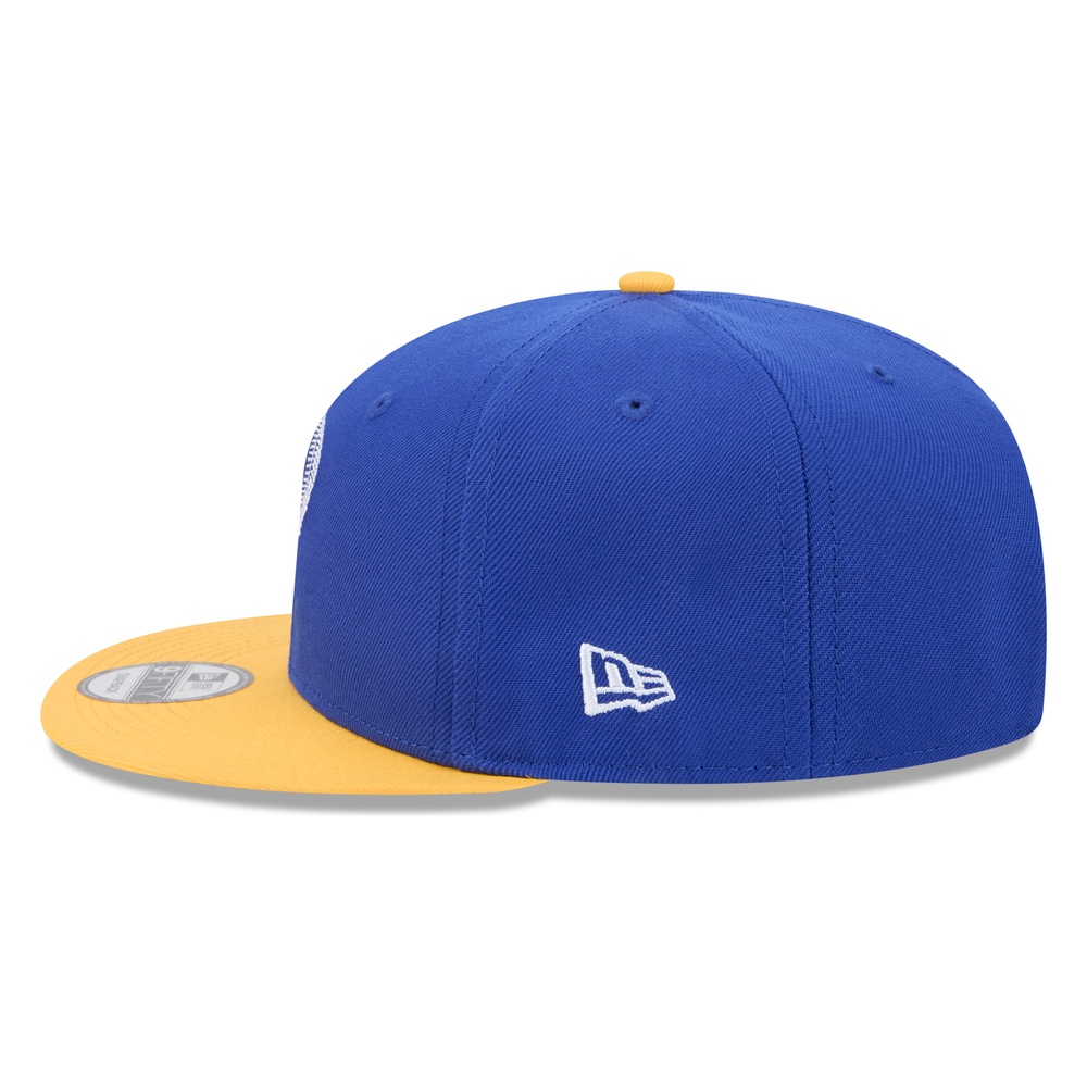 Los Angeles Rams Royal and Yellow Throwback Logo New Era 9FIFTY Snapback Hat
