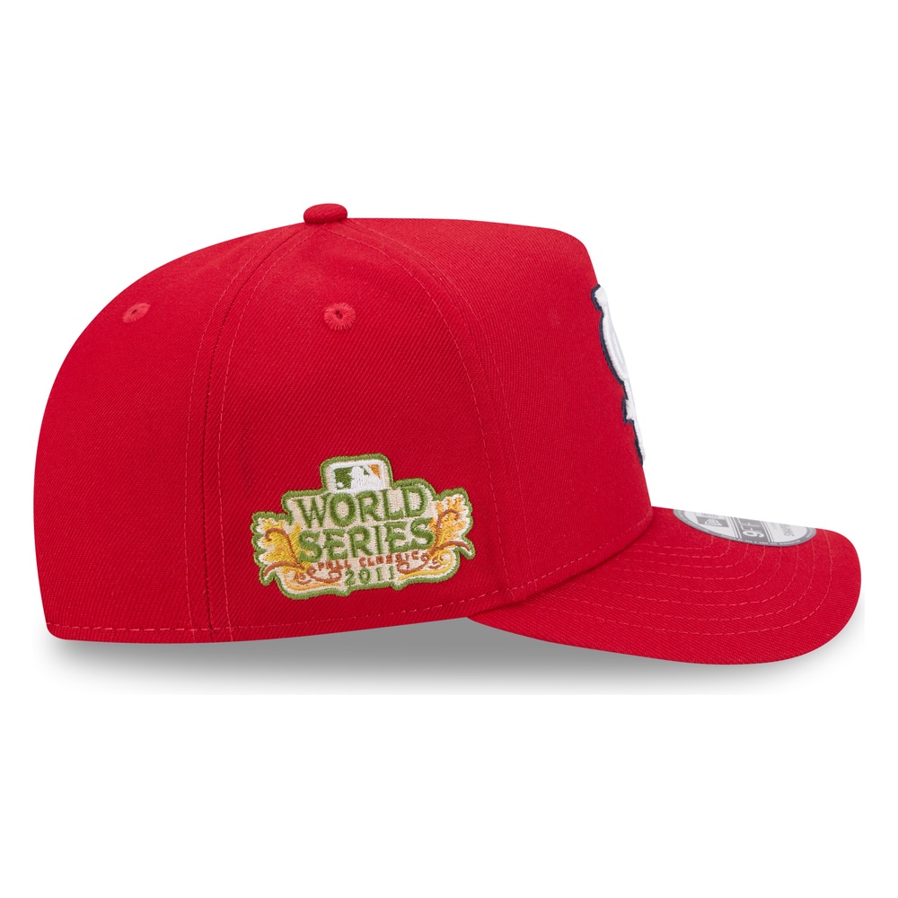 St. Louis Cardinals Red 2011 World Series Patch New Era 9FIFTY A-Frame Snapback Hat