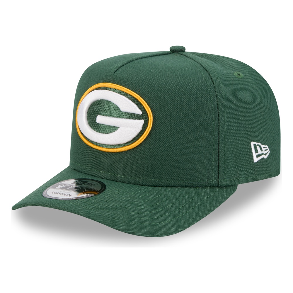 Green Bay Packers Green Super Bowl XLV Patch New Era 9FIFTY A-Frame Snapback Hat