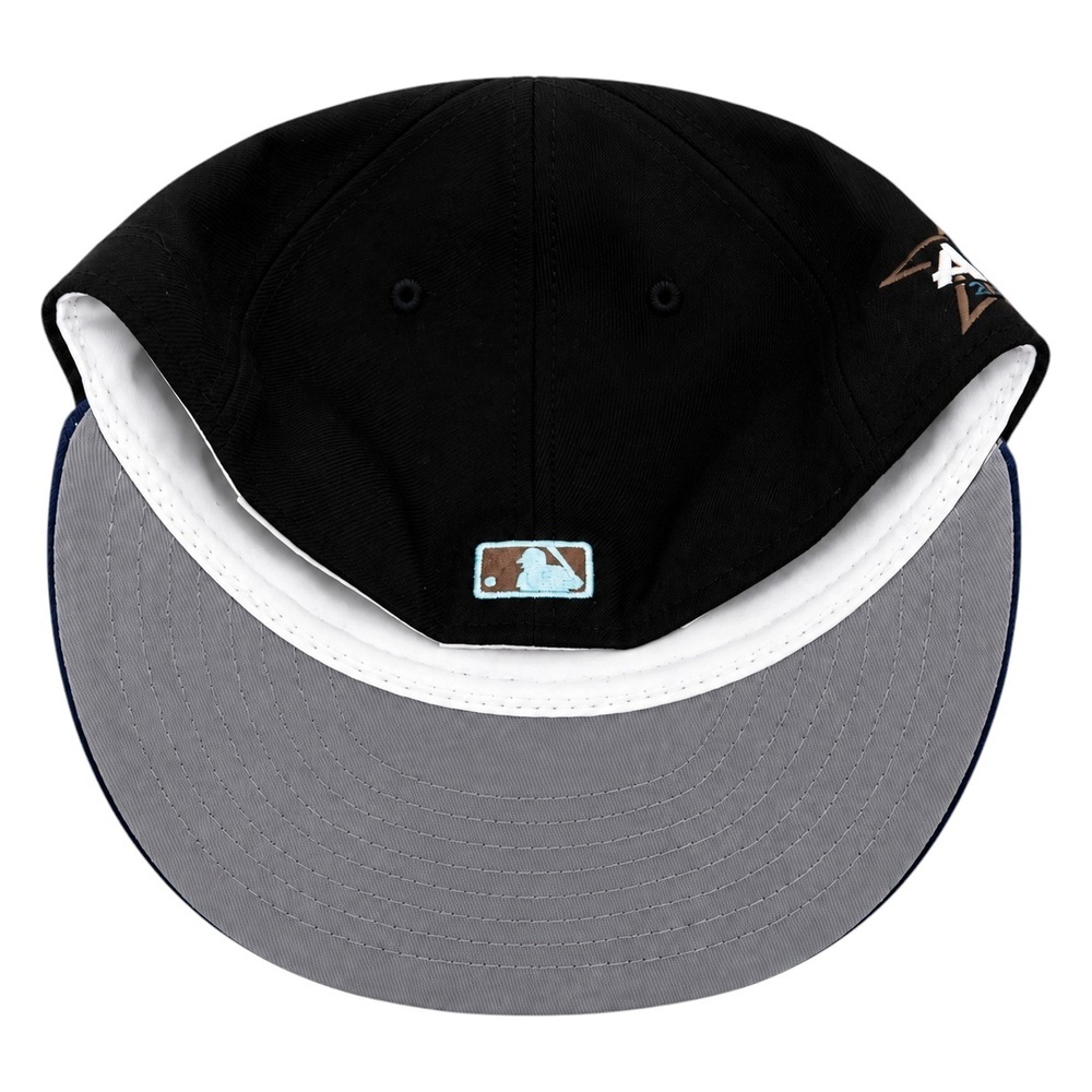 Los Angeles Dodgers Black and Navy 2Tone 2022 ASG Patch Grey UV New Era 59FIFTY Fitted Hat