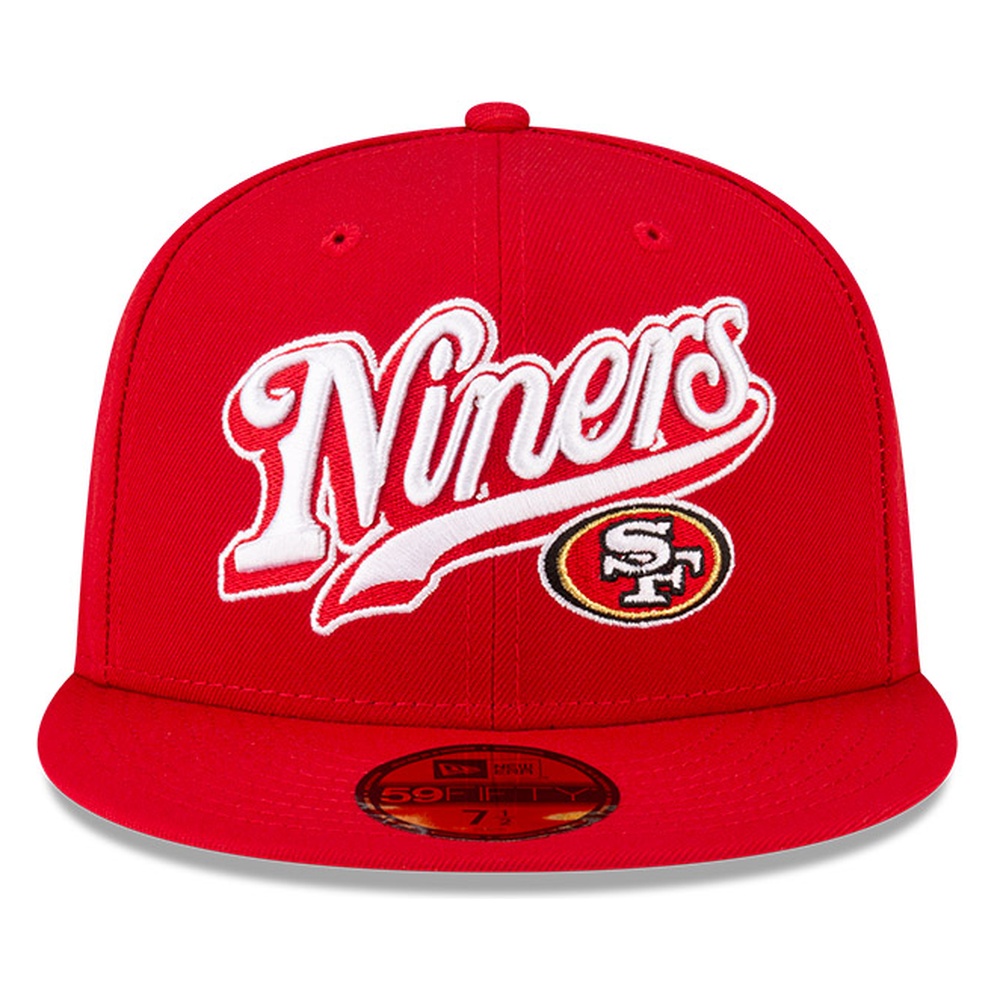 San Francisco 49ers Scarlet Red Born x Raised New Era 59FIFTY Fitted Hat