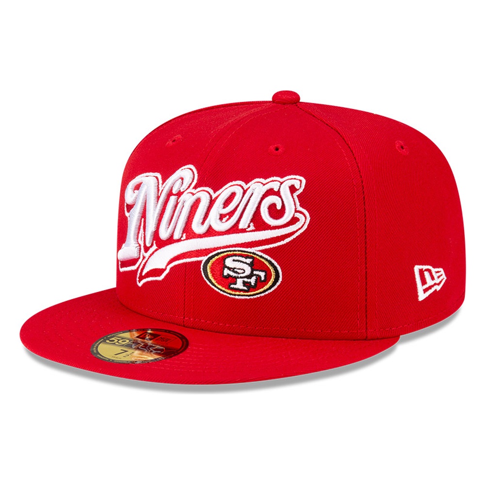 San Francisco 49ers Scarlet Red Born x Raised New Era 59FIFTY Fitted Hat