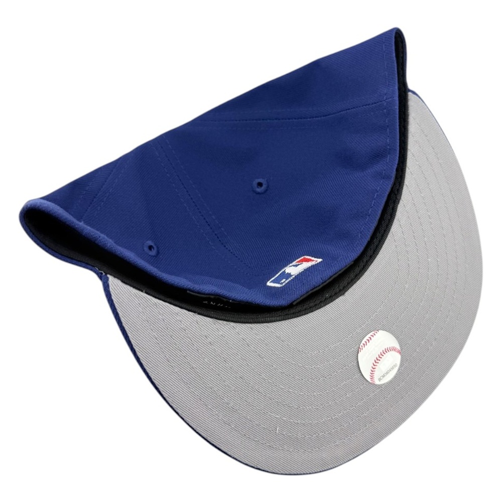 Los Angeles Dodgers Royal Blue Script Ohtani 17 Grey UV New Era 59FIFTY Fitted Hat