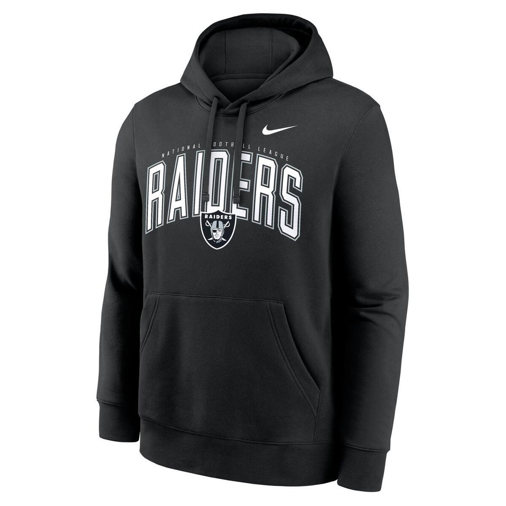 Las Vegas Raiders Black Expect Victory Nike Club Fleece Pullover Hoodie