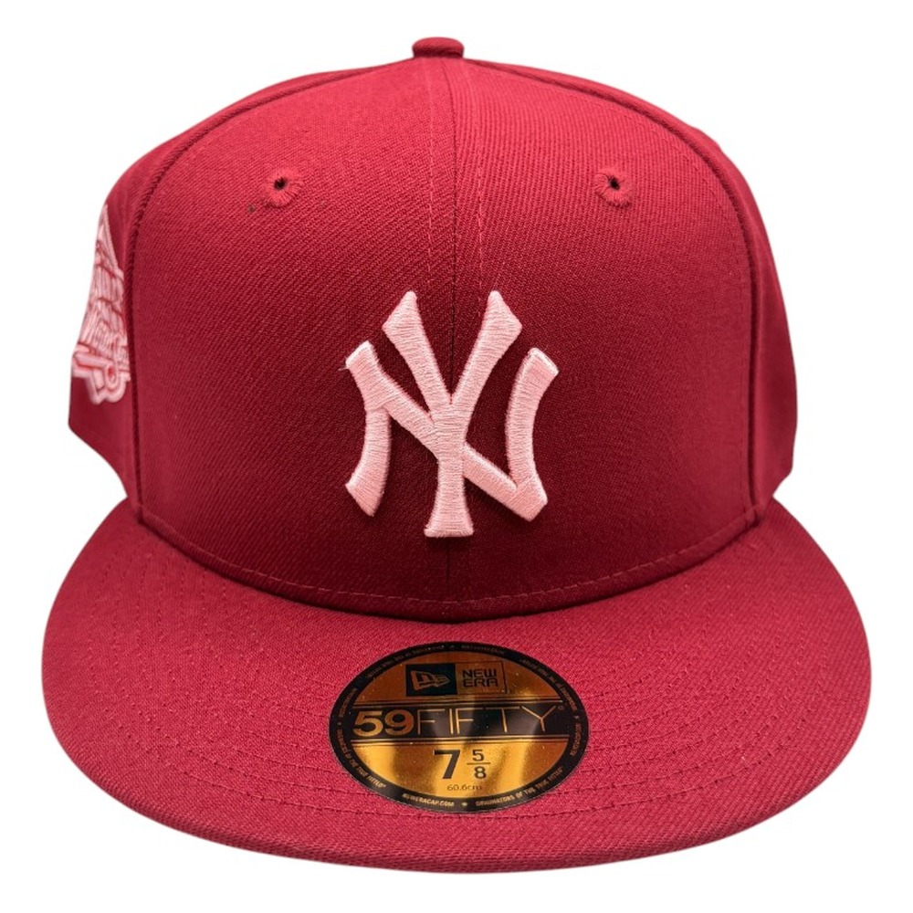 New York Yankees Cardinal Gray UV World Series Side Patch Era 59FIFTY Fitted Hat