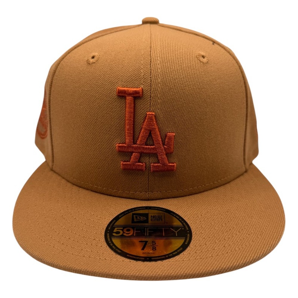 Los Angeles Dodgers Light Bronze Fight Orange UV All-Star Game Side Patch New Era 59FIFTY Fitted Hat