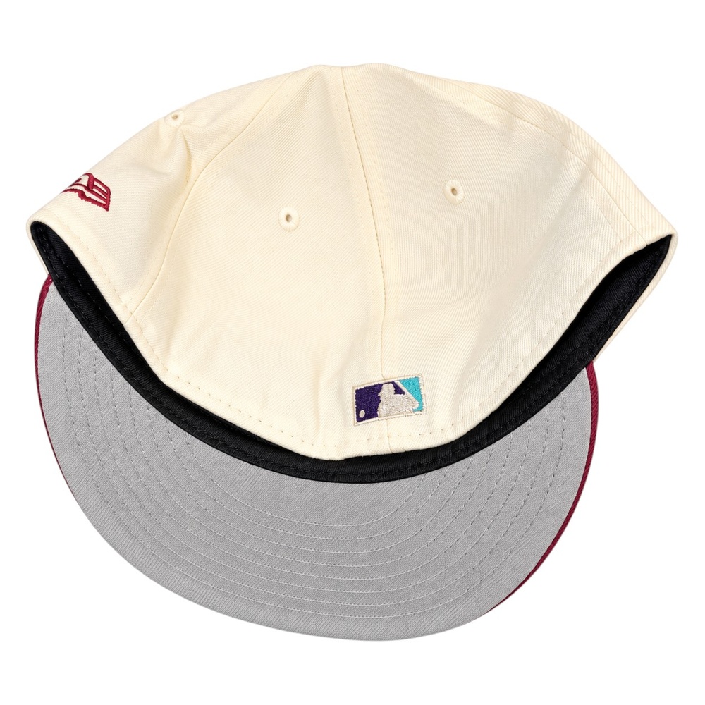 Los Angeles Dodgers Chrome and Cardinal Red Phillies 1996 All Star Game Patch Grey UV New Era 59FIFTY Fitted Hat