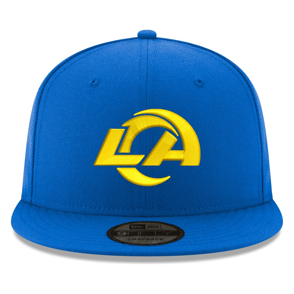 Los Angeles Rams Royal with Sol Yellow Logo New Era 9FIFTY Snapback Hat