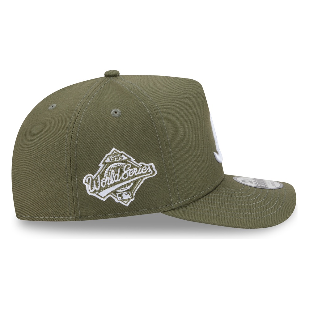 Atlanta Braves Olive Green 1995 World Series Patch New Era 9FIFTY A-Frame Snapback Hat