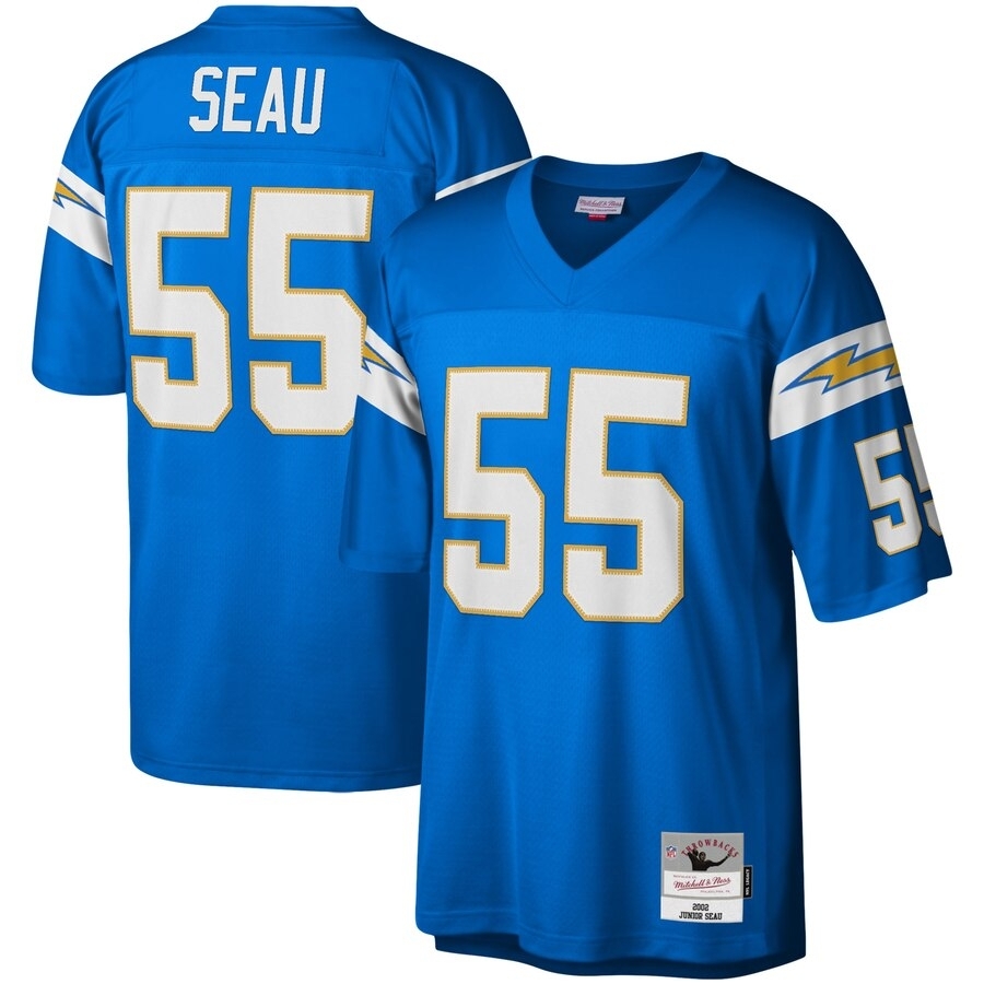 Junior Seau San Diego Chargers Mitchell & Ness Powder Blue Legacy