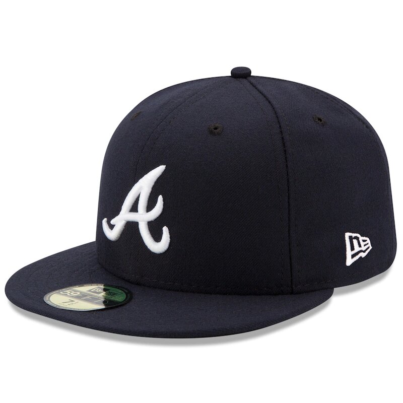 Atlanta Braves Road New Era Authentic Collection 59FIFTY