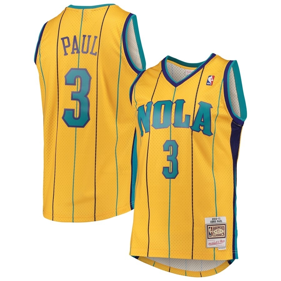 ウェア NBA New Orleans hornets Chris Paul NBA New Orleans Hornets Chris Paul #3 Blue Adidas Jersey