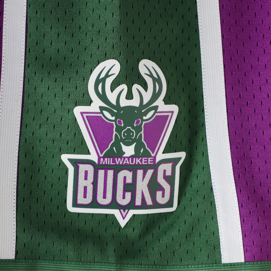 Milwaukee Bucks Mitchell & Ness Hardwood Classics Team Purple 2000-01 Swingman Shorts
