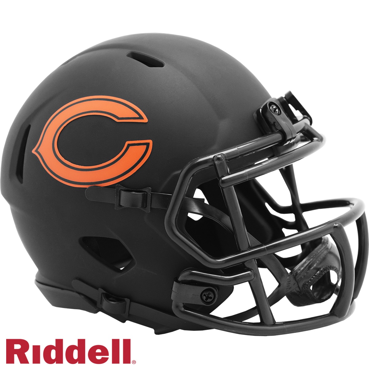 Chicago Bears Black Eclipse Alternate Riddell Speed Mini Helmet Chicago Bears Black Eclipse Alternate Riddell Speed Mini Helmet