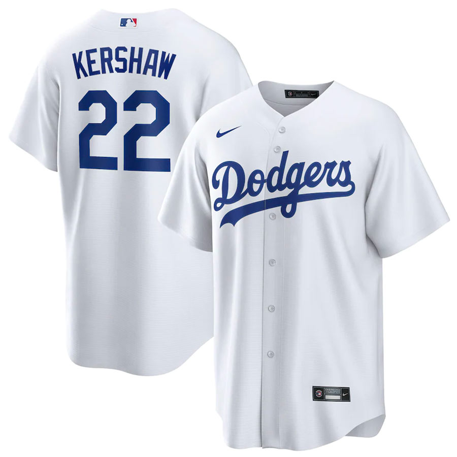Los Angeles Dodgers Nike Home Clayton Kershaw Player Jersey