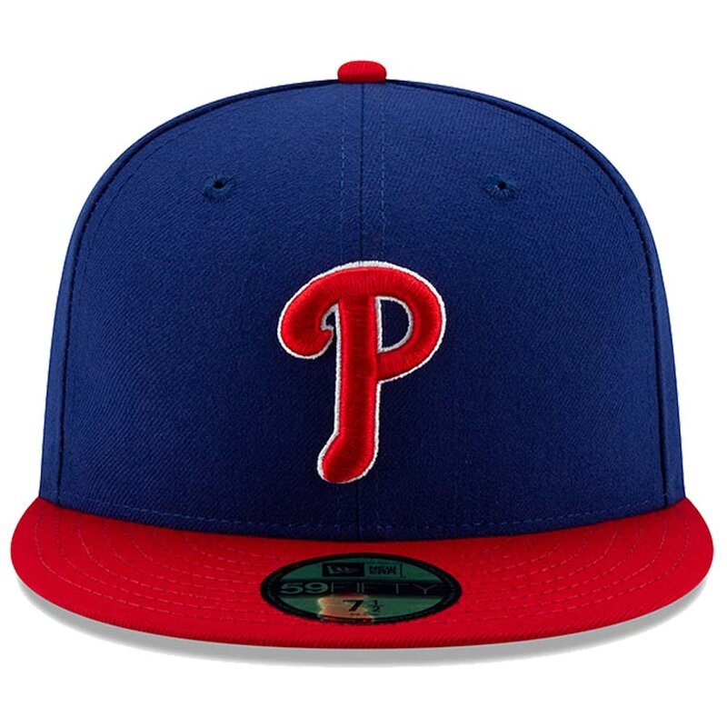 Philadelphia Phillies New Era Alternate Authentic Collection Royal And Red On-Field 59FIFTY Fitted Hat